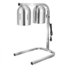 VEVOR Food Heat Lamp, 500W Bulbs, Commercial Food Warmer Light, Electric Stainless Steel French Fry Heating Lamp, Free-standing, Catering Food Warming Equipment for Kitchen Buffet Restaurant, Silver