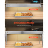VEVOR Food Heat Lamp, 750W Hanging Commercial Food Heating Warmer, Stainless Steel Electric Strip Heater Light with Cord, Heatlamp Warming Equipment for Food Restaurant, Buffet, and Catering Kitchen