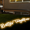 VEVOR Better Together Neon Sign, 13" x 7" +18" x 8" Warm White LED lights Sign, Adjustable Brightness with Remote Control, Used for Home, Party, Wedding, and Bar Decoration (Power Adapter Included