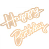 VEVOR Happy Birthday Neon Sign, 18" x 8" & 26" x 7.5" LED Neon Lights Signs, Adjustable Brightness with Dimmer Switch and Power Adapter, Reusable for Party, Club, Celebration and Decoration Warm W