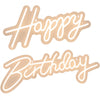 VEVOR Happy Birthday Neon Sign, 18" x 8" & 26" x 7.5" LED Neon Lights Signs, Adjustable Brightness with Dimmer Switch and Power Adapter, Reusable for Party, Club, Celebration and Decoration Warm W