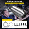 VEVOR Catalytic Converter Compatible with 1998-2002 Honda Accord 2.3L, Direct-Fit High Flow Series Cat Converter, Stainless Steel Exhaust Converter Pipe with Flange Design & Gasket (OBD III Compliant)