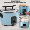 VEVOR Commercial Rice Cooker, 40-Cup Rice Cooker, 8.45 Qt / 8 Liter Large Rice Cooker and Warmer with Nonstick Inner Pot, Fast Cooking and 24-Hour Keep Warm, with Rice Cup and Paddle, for Restaurant