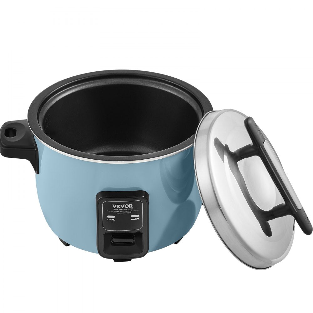 VEVOR Commercial Rice Cooker, 40-Cup Rice Cooker, 8.45 Qt / 8 Liter Large Rice Cooker and Warmer with Nonstick Inner Pot, Fast Cooking and 24-Hour Keep Warm, with Rice Cup and Paddle, for Restaurant