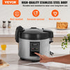VEVOR Commercial Rice Cooker, 60-Cup Rice Cooker, 13.74 Qt / 13 Liter Large Rice Cooker and Warmer with Nonstick Inner Pot, Fast Cooking and 12-Hour Keep Warm, with Rice Cup and Paddle, for Restaurant