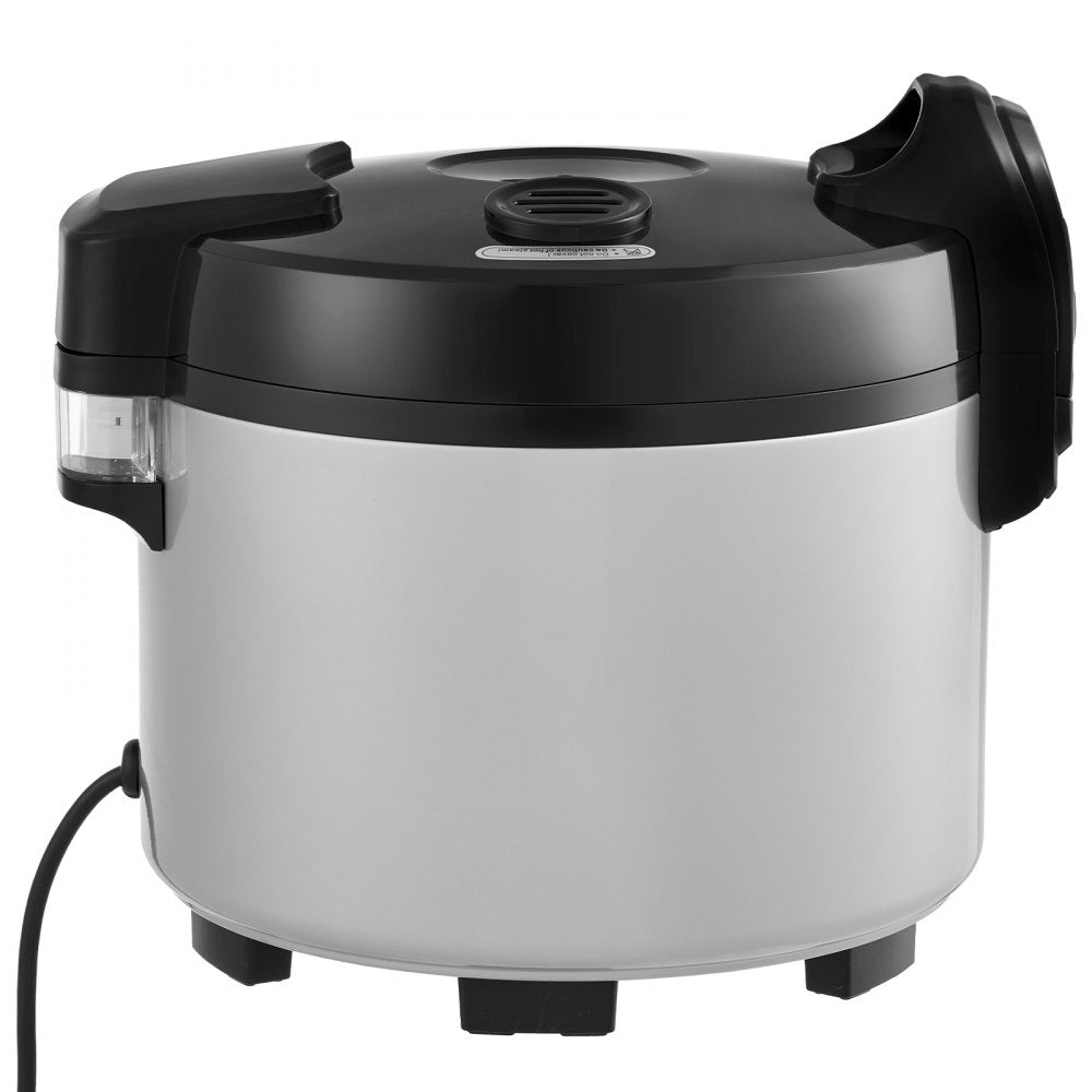 VEVOR Commercial Rice Cooker, 60-Cup Rice Cooker, 13.74 Qt / 13 Liter Large Rice Cooker and Warmer with Nonstick Inner Pot, Fast Cooking and 12-Hour Keep Warm, with Rice Cup and Paddle, for Restaurant