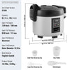 VEVOR Commercial Rice Cooker, 70-Cup Rice Cooker, 15.85 Qt / 15 Liter Large Rice Cooker and Warmer with Nonstick Inner Pot, Fast Cooking and 12-Hour Keep Warm, with Rice Cup and Paddle, for Restaurant