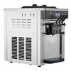 VEVOR Commercial Ice Cream Machine, 20-28L/H Yield, 2200W 3-Flavor Countertop Soft Serve Ice Cream Maker with 2 x 6L Hoppers & Hopper Agitation, Pre-Cooling Self-Cleaning for Snack Dessert Shops