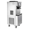 VEVOR Commercial Ice Cream Machine, 34-44L/H Yield, Dual-Compressor Freestanding Soft Serve Ice Cream Maker with 2*10L Hoppers & 3 Flavors, Pre-Cooling Puffing Low-Mix Alert for Snack Dessert Shops