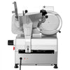 VEVOR Fully Automatic Meat Slicer, 180W + 370W Commercial Food-Slicer with 10" Carbon Steel Blade, Built-In Sharpener & 0-0.3" Adjustable Thickness for Frozen Meat, Ham, Baguett, Steak