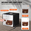 VEVOR Photo Studio Light Box, 12" x 12", 3000-5600K Adjustable 3 Color Temperatures Professional Shooting Tent Kit with 120 LED 6 Double-Sided Color Backdrops, High CRI ≥ 95 for Small Size Products