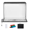 VEVOR Photo Studio Light Box, 12" x 12", 3000-5600K Adjustable 3 Color Temperatures Professional Shooting Tent Kit with 120 LED 6 Backdrops Soft Light Cloth, High CRI ≥ 95 for Small Size Products