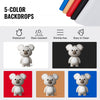 VEVOR Photo Studio Light Box, 32" x 32", 5600K Professional Photo Shooting Tent Kit with 210 LED Lights 5 Backdrops Power Adapter Soft Light Cloth Corner Pieces, High CRI ≥ 95 for Product Photography