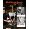 VEVOR Electric Sausage Stuffer 25 lbs Vertical Meat Maker Stainless Steel, for Commercial Use, Stepless Speed Control Meat Stuffer, Sausage Filler Kit, 4 Filling Tubes & Foot Pedal, ETL Approved
