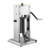 VEVOR Manual Sausage Stuffer 7 lbs/ 3L Vertical Meat Maker Stainless Steel, for Home Camping Outdoor Grill BBQ, Dual-Speed Meat Stuffer, Professional Heavy Duty Sausage Filler Kit, 4 Filling Tubes