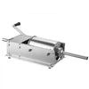 VEVOR Manual Sausage Stuffer 7 lbs/ 3L Horizontal Meat Maker Stainless Steel, for Home Camping Outdoor Grill BBQ, Dual-Speed Meat Stuffer, Professional Heavy Duty Sausage Filler Kit, 4 Filling Tubes