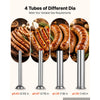 VEVOR Manual Sausage Stuffer 11 lbs/ 5L Horizontal Meat Maker Stainless Steel, for Home Camping Outdoor Grill BBQ, Dual-Speed Meat Stuffer, Professional Heavy Duty Sausage Filler Kit, 4 Filling Tubes