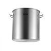 VEVOR Stainless Steel Stockpot, 24 Quart Cooking Pots, Cookware Sauce Pot with Lid, and Handle, Heavy Duty Commercial Grade Stock Pot, Sanding Treatment, for Steaming Boiling or Frying Silver