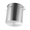 VEVOR Stainless Steel Stockpot, 24 Quart Cooking Pots, Cookware Sauce Pot with Lid, and Handle, Heavy Duty Commercial Grade Stock Pot, Sanding Treatment, for Steaming Boiling or Frying Silver