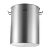 VEVOR Stainless Steel Stockpot, 36 Quart Cooking Pots, Cookware Sauce Pot with Basket, Lid, and Handle, Heavy Duty Commercial Grade Stock Pot, Sanding Treatment, for Steaming Boiling or Frying Silver