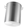 VEVOR Stainless Steel Stockpot, 36 Quart Cooking Pots, Cookware Sauce Pot with Basket, Lid, and Handle, Heavy Duty Commercial Grade Stock Pot, Sanding Treatment, for Steaming Boiling or Frying Silver