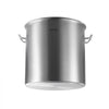 VEVOR Stainless Steel Stockpot, 53 Quart Large Cooking Pots, Cookware Sauce Pot with Lid, and Handle, Heavy Duty Commercial Grade Stock Pot, Sanding Treatment, for Large Groups Events Silver