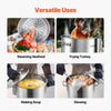 VEVOR Stainless Steel Stockpot, 54L Large Cooking Pots, Cookware Sauce Pot with Basket, Lid, and Handle, Heavy Duty Commercial Grade Stock Pot, Sanding Treatment, for Large Groups Events Silver