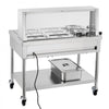 VEVOR Commercial Food Warmer 6 Pans + 2 Pots Electric Steam Table 1400W, for Buffet Restaurant Catering, SUS Server with Additional 1/1 Pan, Independent Temp Control, Acrylic Cover, and Undershelf