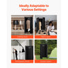 VEVOR Fitting Room, Portable Dressing Room with Thick Polyester Curtains, Privacy Space with Shading Curtain and a Hook, for Boutique, Mall, Tailor's Store & Outdoor Activity 39 x 37 x 79 in (Black)