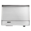 VEVOR Commercial Electric Griddle, 21.06 x 11.81 inch, 3200W, 122-570°F Adjustable Temp Control, Stainless Steel Body, Full Flat, with 2 Spatulas, 2 Brushes, and 4 Foot Pads, for Steak, Pancake