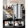 VEVOR Commercial Coffee Urn, 100 Cup 15 L Hot Beverage Dispenser with Dripless Faucet, Quick-Brewing Stainless Steel Large Commercial Coffee Maker, for Catering, Business, Party, Church & Restaurant