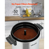 VEVOR Commercial Coffee Urn, 40 Cup 6 L Hot Beverage Dispenser with Dripless Faucet, Quick-Brewing Commercial Coffee Maker, Automatic Temperature Control, for Catering, Party, Church & Restaurant