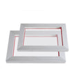 VEVOR Screen Printing Kit, 2 Pieces Aluminum Silk Screen Printing Frames 8x10/10x14in 110 Count Mesh, 2 Tapes and Screen Printing Squeegees and Transparency Films for T-shirts DIY Printing