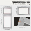 VEVOR Screen Printing Kit, 3 PCS Aluminum Silk Screen Printing Frames, 5 Glitters and Screen Printing Squeegees and Transparency Films, 6x10/8x12/10x14inch 110 Count Mesh,  for DIY T-shirts Printing