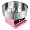 VEVOR Cotton Candy Machine Commercial 1000W Electric Candy Floss Maker Pink, Ideal for Home, Carnival, Birthday, Family Party, Easy Use with 20.5 in Stainless Steel Bowl, Storage Tray and Sugar Scoop