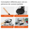 VEVOR Commercial Bubble Waffle Maker, 1400W Egg Pancake Baker Machine, Non-Stick Stainless Steel Egg Bubble Puff, 180° Rotatable, Temp and Time Control, Wooden Handle, for Restaurant Bakery Snack Bar