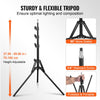 VEVOR Softbox Lighting Kit, 16" x 16", Professional Softbox with 45W LED Bulbs, 3000-6500K Adjustable Color Temperature, Tripod Stand, Studio Lights for Photography, Vedio Recording, Live Streaming