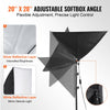 VEVOR Softbox Lighting Kit, 20" x 28", Professional Softbox with 30W 5500K LED Bulbs, Close to Natural Daylight, Adjustable Tripod Stand, Studio Lights for Photography, Vedio Recording, Live Streaming