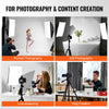 VEVOR Softbox Lighting Kit, 20" x 28", Professional Softbox with 30W 5500K LED Bulbs, Close to Natural Daylight, Adjustable Tripod Stand, Studio Lights for Photography, Vedio Recording, Live Streaming