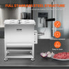 VEVOR Manual Meat Mixer, 20L Fixed Tank Meat Processing Equipment(Mixing Max 30LBS for Meat), Stainless Steel Meat Mixer, Sausage Mixer Machine with Lid Handle Gear Reducer, Ground Beef Hand Mixer