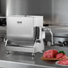VEVOR Manual Meat Mixer, 15L Tilt Tank Meat Processing Equipment(Mixing Max 15LBS for Meat), Stainless Steel Meat Mixer, Sausage Mixer Machine with Lid Handle Gear Reducer, Ground Beef Hand Mixer