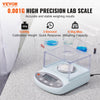 VEVOR Analytical Balance, 500 gram x 0.001g Accuracy High Precision Lab Scale, 13 Units Conversion Electronic Scientific Laboratory Scale with Windshield, LCD Display Digital Jewelry Weighing Scale