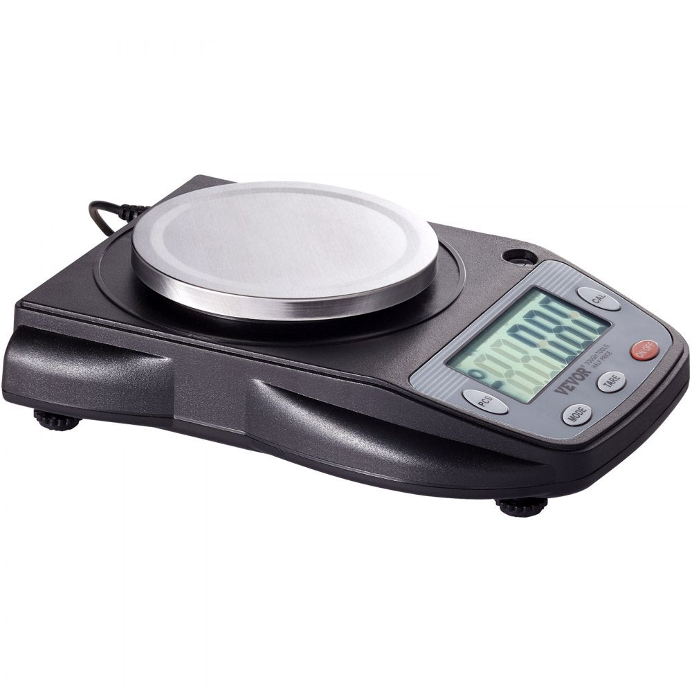 VEVOR Analytical Balance, 600g x 0.01g Accuracy High Precision Lab Scale, 6 Units Conversion Electronic Scientific Laboratory Scale, LCD Display Digital Jewelry Weighing Scale for Lab, Jewelry
