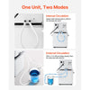 VEVOR Laboratory High-Temperature Circulating Oil Bath, Up to 300℃/572℉, 10 L Lab Constant Temperature Heating Tank, 0.1℃ High Precision, Internal and External Dual Circulation, for Laboratory