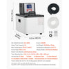 VEVOR Laboratory High-Temperature Circulating Oil Bath, Up to 300℃/572℉, 6 L Lab Constant Temperature Heating Tank, 0.1℃ High Precision, Internal and External Dual Circulation, for Laboratory