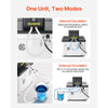 VEVOR Laboratory High-Temperature Circulating Oil Bath, Up to 300℃/572℉, 30 L Lab Constant Temperature Heating Tank, 0.1℃ High Precision, Internal and External Dual Circulation, for Laboratory