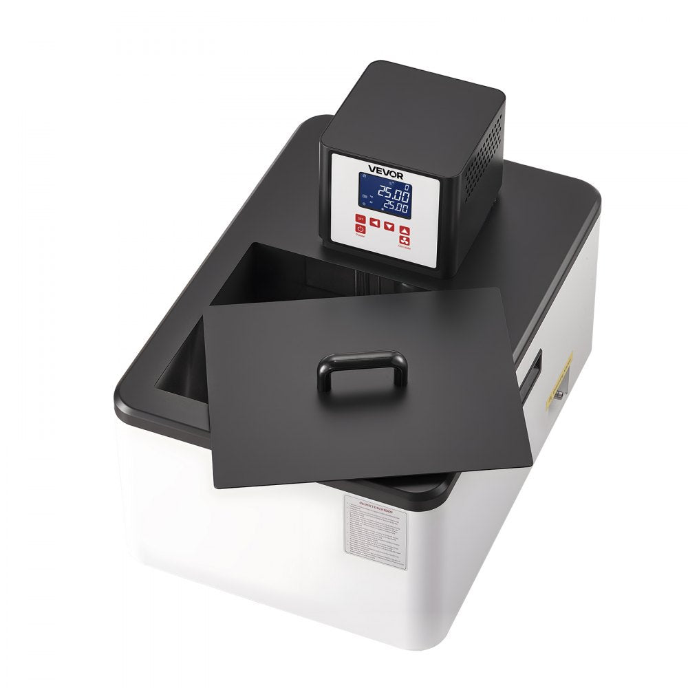 VEVOR Laboratory High-Temperature Circulating Oil Bath, Up to 300℃/572℉, 30 L Lab Constant Temperature Heating Tank, 0.1℃ High Precision, Internal and External Dual Circulation, for Laboratory