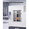 VEVOR Laboratory Incubator 5.3 Gal / 20 L Microbiological Lab Incubator, For Petri Dishes, Room Temp+41℉ to 158℉ PID Temperature Control, with Digital Panel and Glass Door, Constant Temperature