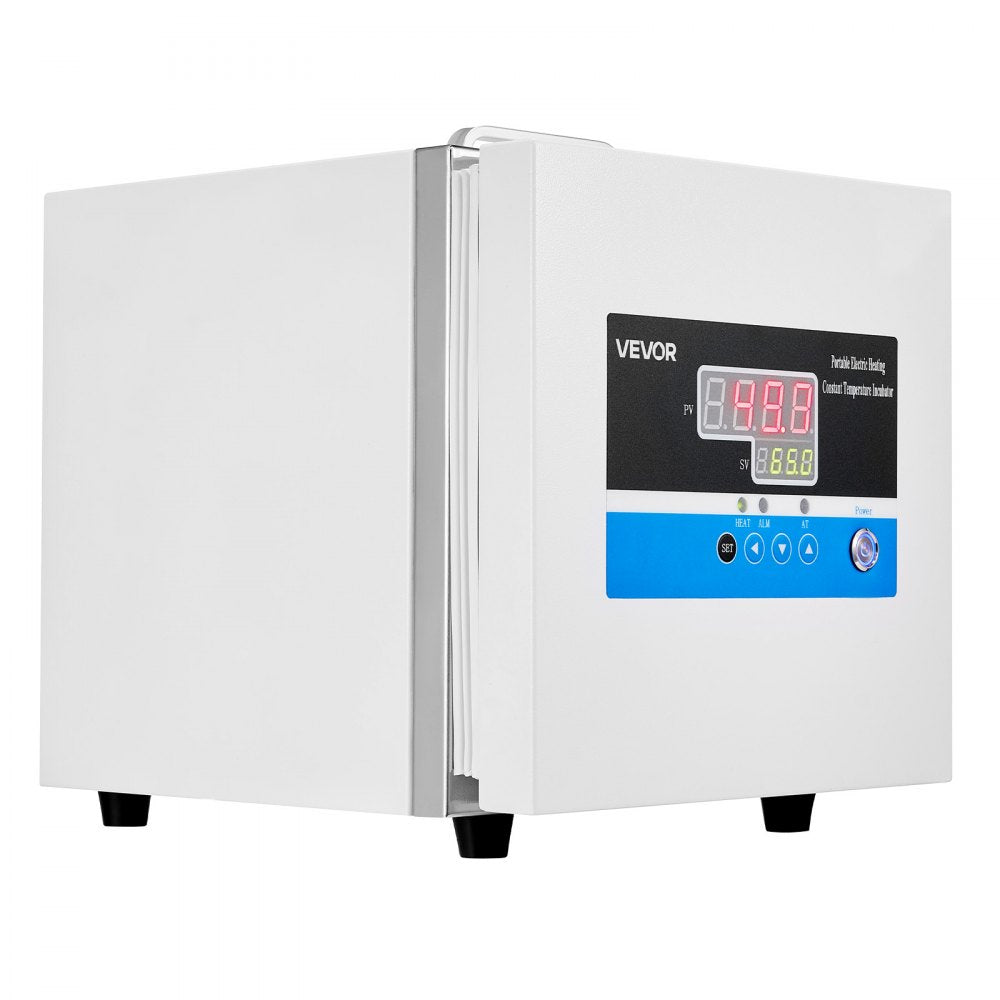 VEVOR Laboratory Incubator 1.6 Gal / 6 L Microbiological Lab Incubator, For Petri Dishes, Room Temp+41℉ to 149℉ PID Temperature Control, Compact & Portable, Digital Panel, Constant Temperature