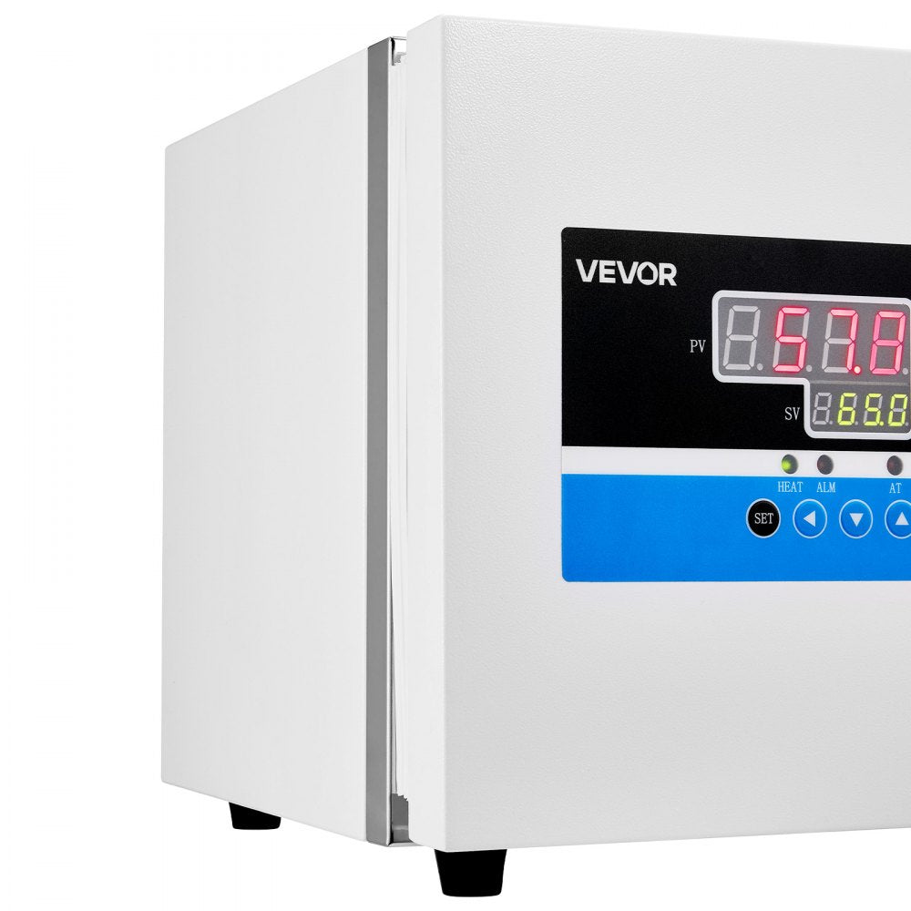 VEVOR Laboratory Incubator 1.6 Gal / 6 L Microbiological Lab Incubator, For Petri Dishes, Room Temp+41℉ to 149℉ PID Temperature Control, Compact & Portable, Digital Panel, Constant Temperature